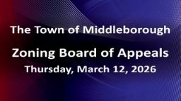 Navigate to Zoning Board of Appeals 3-12-26