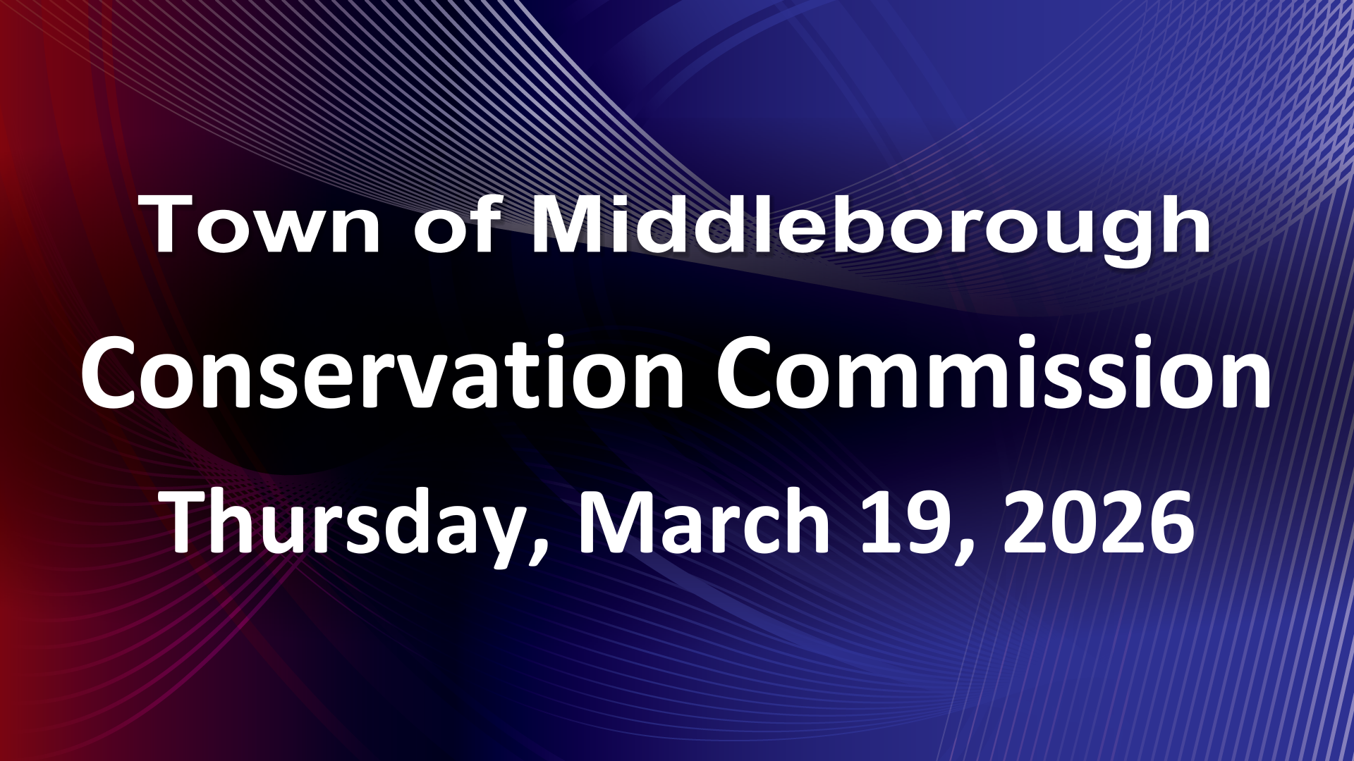 Thumbnail image for Conservation Commission 3-19-26