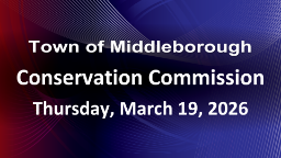 Navigate to Conservation Commission 3-19-26