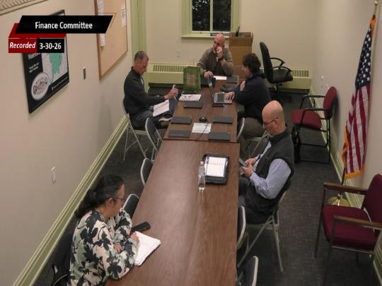 Thumbnail image for Finance Committee 3-30-26