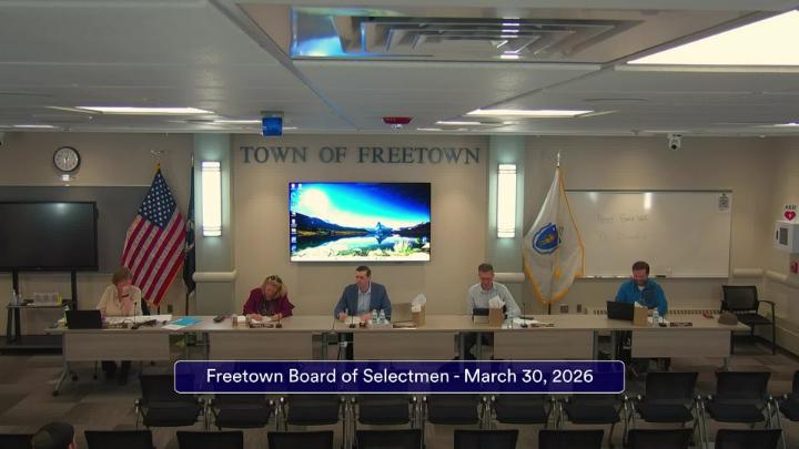 Thumbnail image for Freetown Board of Selectmen 3-30-26