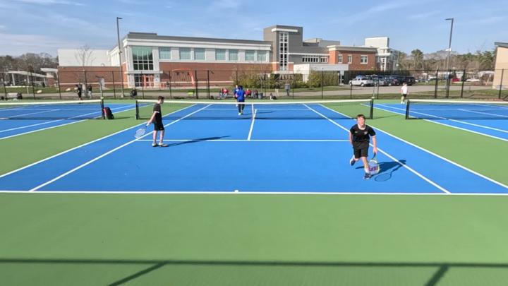 Thumbnail image for Varsity Boys Tennis vs Mashpee - 1st doubles - 4-3-2026