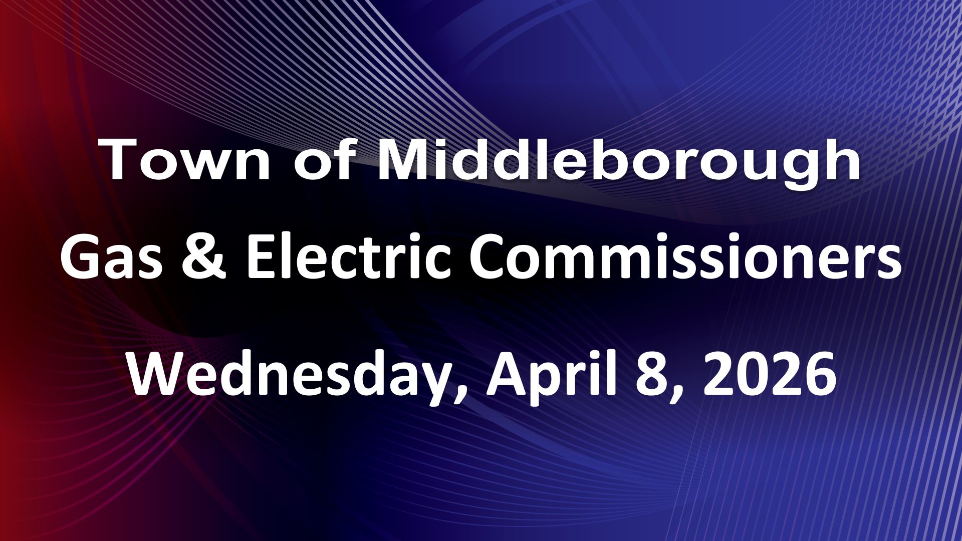 Thumbnail image for Middleborough Gas & Electric 4-8-26