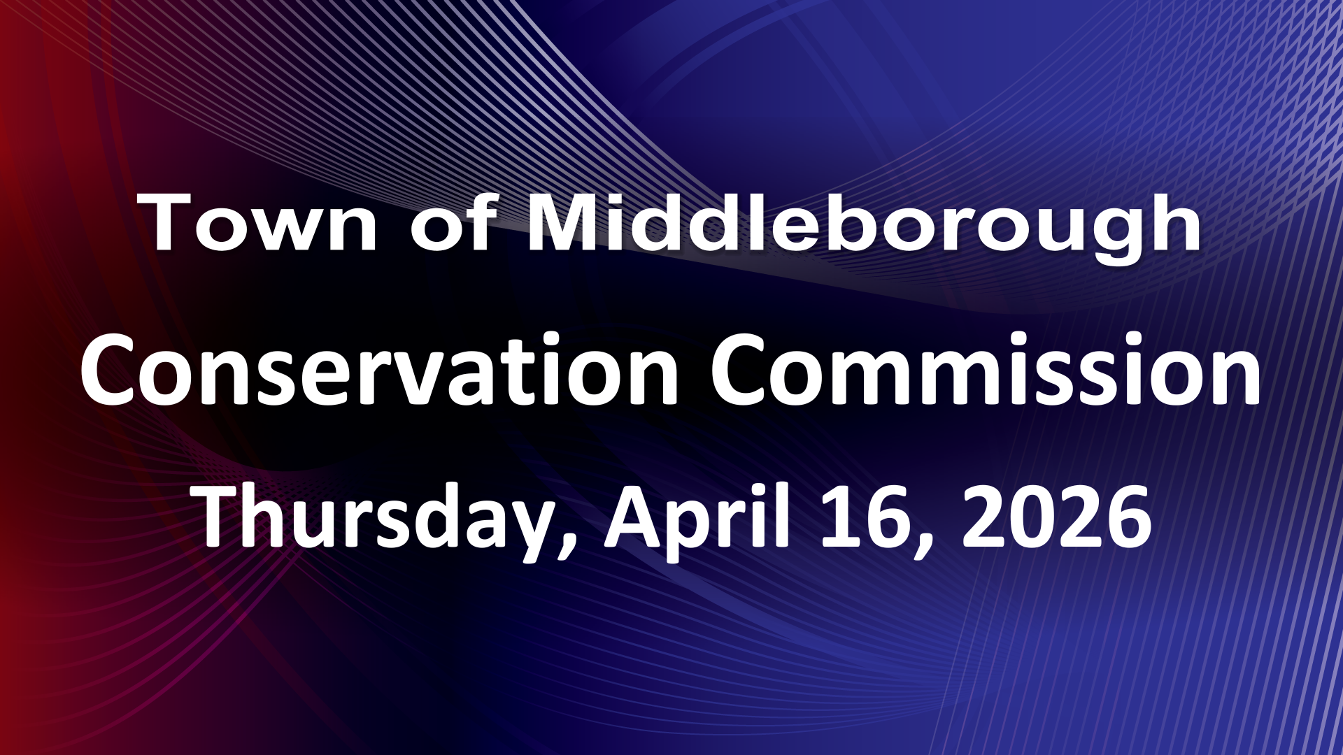 Thumbnail image for Conservation Commission 4-16-26