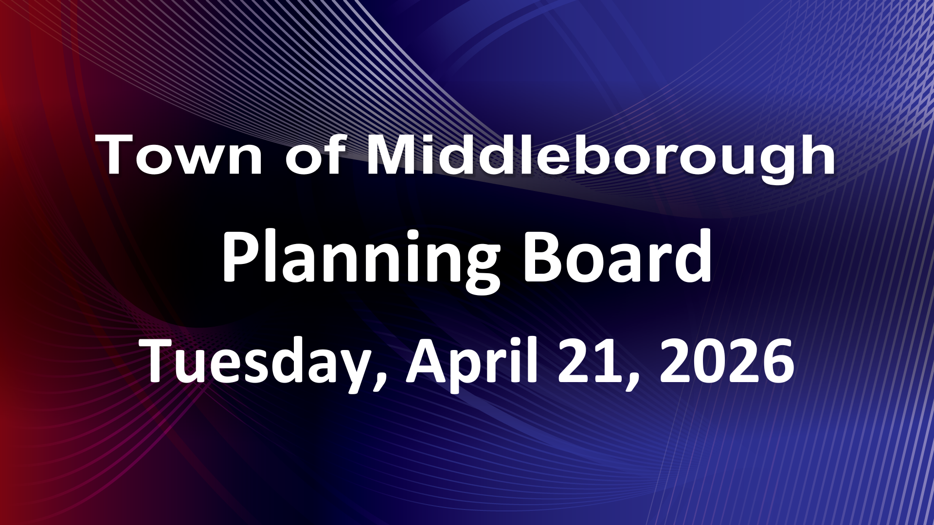 Thumbnail image for Planning Board 4-21-26