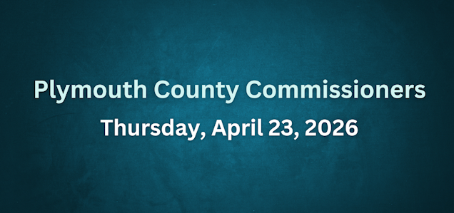 Thumbnail image for Plymouth County Commissioners Meeting 04-23-26