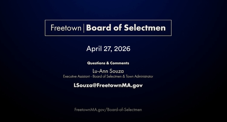 Thumbnail image for Freetown Board of Selectmen 4-27-26