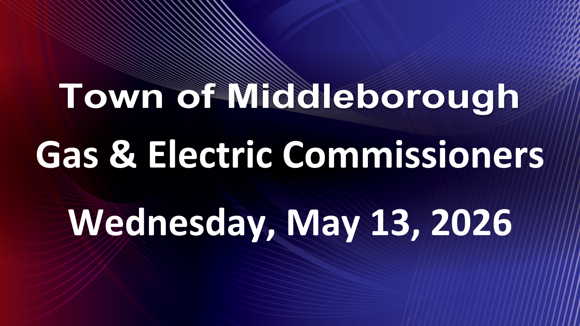 Thumbnail image for Middleborough Gas & Electric 5-13-26
