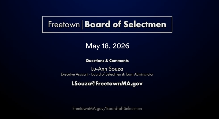 Thumbnail image for Freetown Board of Selectmen 5-18-26