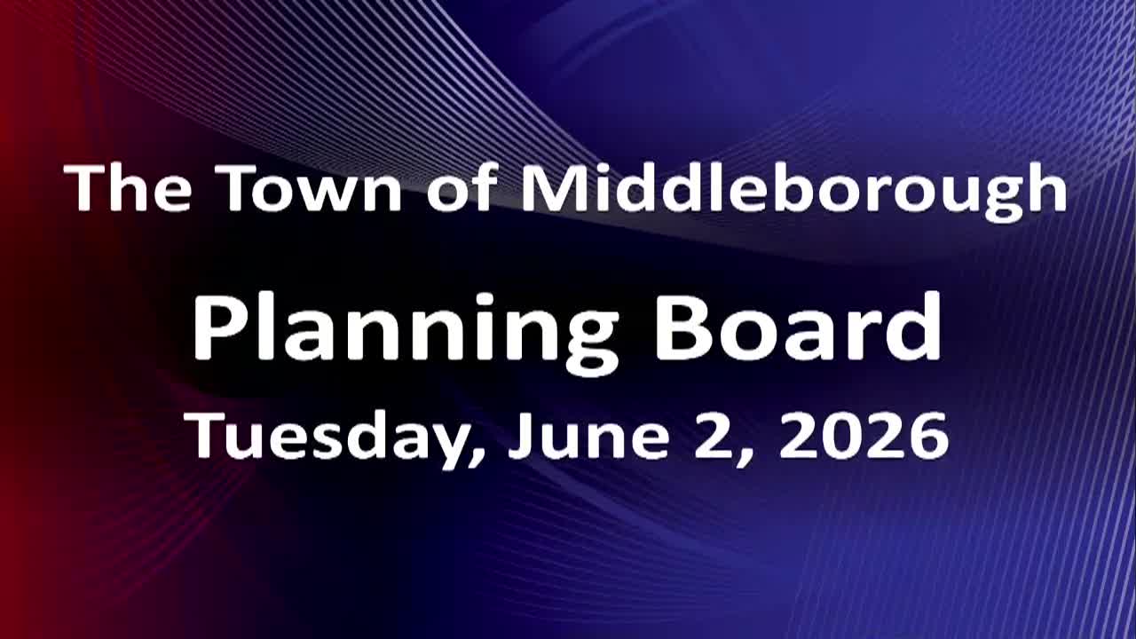 Thumbnail image for Planning Board 6-2-26