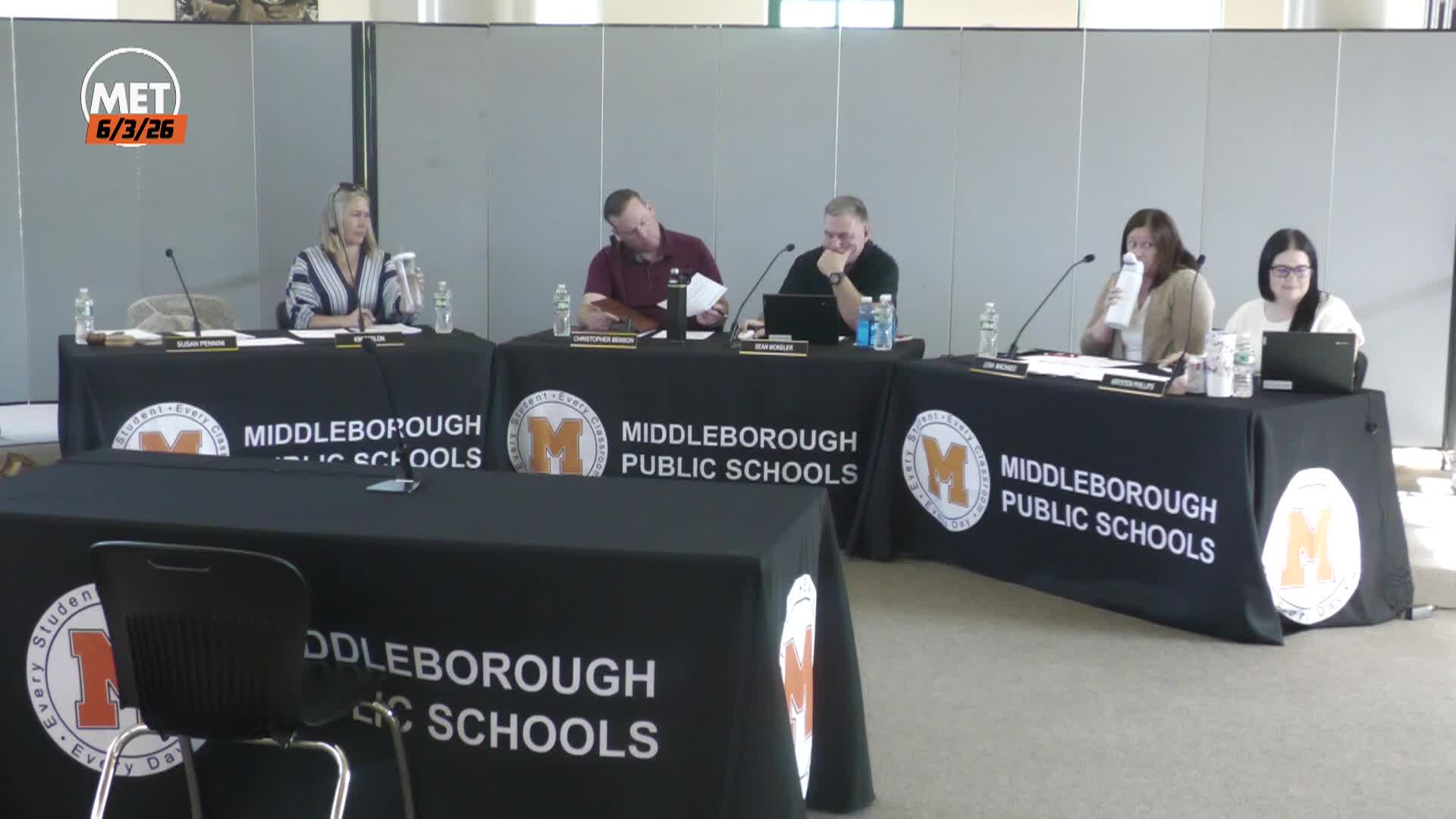Thumbnail image for School Committee Meeting - June 3, 2026
