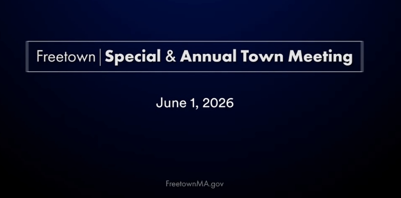 Thumbnail image for Freetown ANNUAL & Special Town Meeting 6-1-26