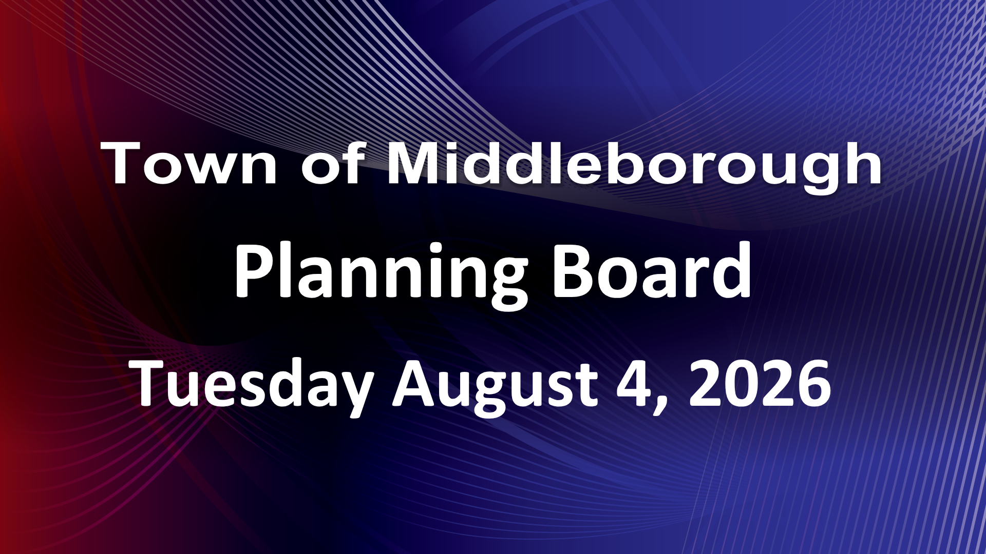 Thumbnail image for Planning Board 8-4-26