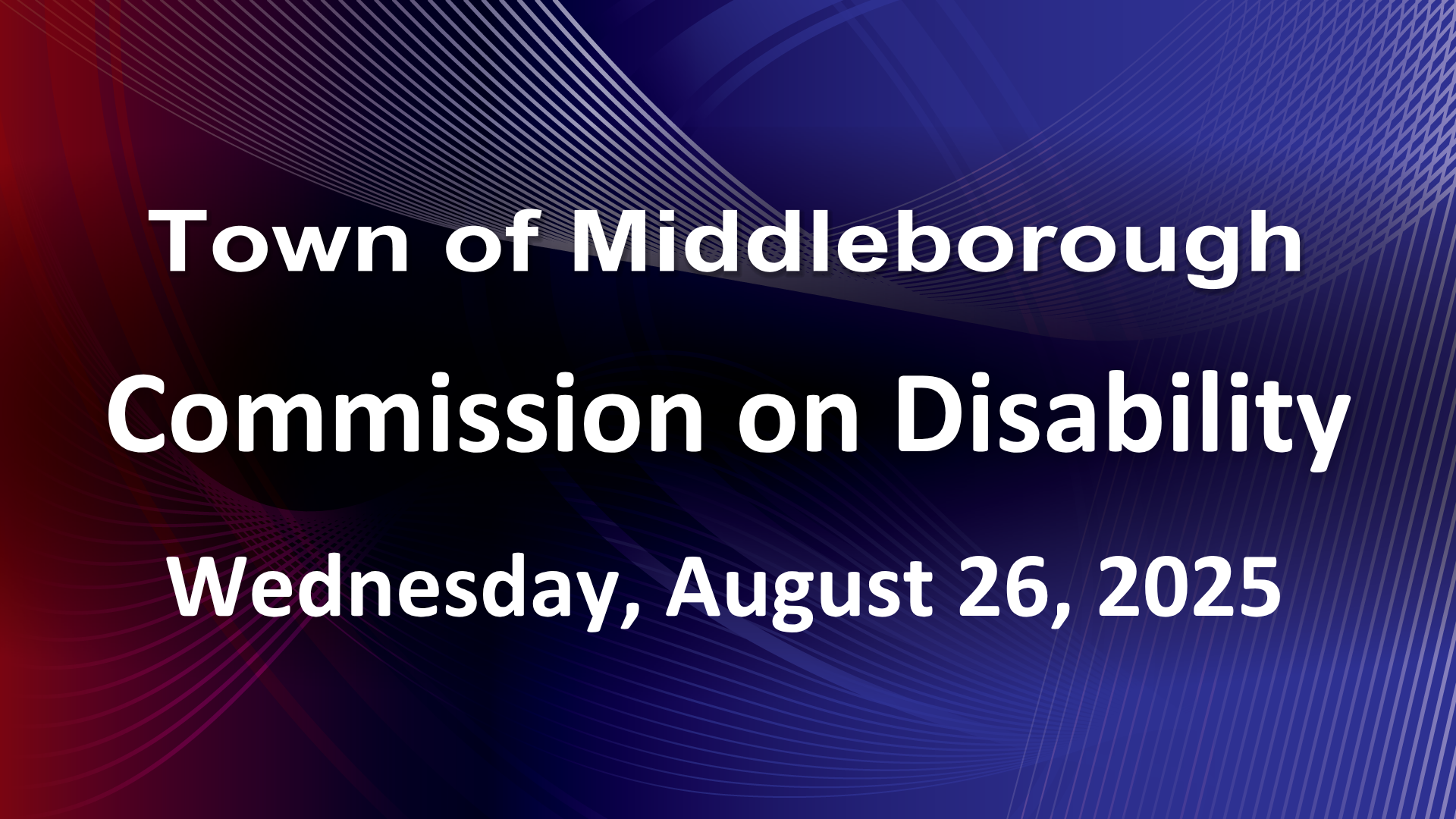 Thumbnail image for Commission on Disability 8-26-26