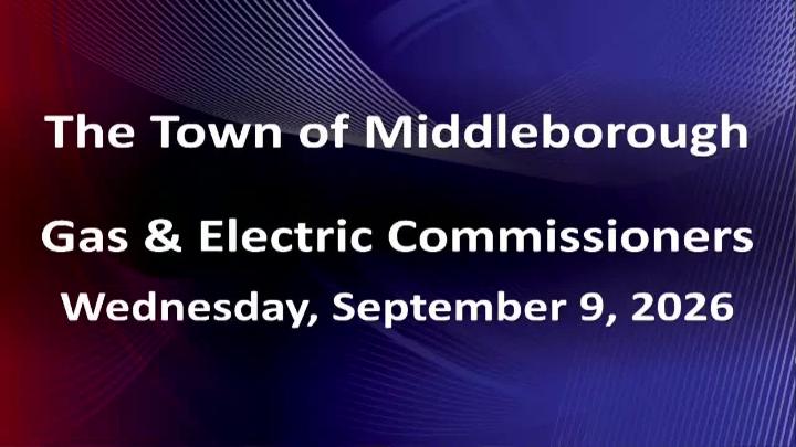 Thumbnail image for Gas & Electric Commissioners