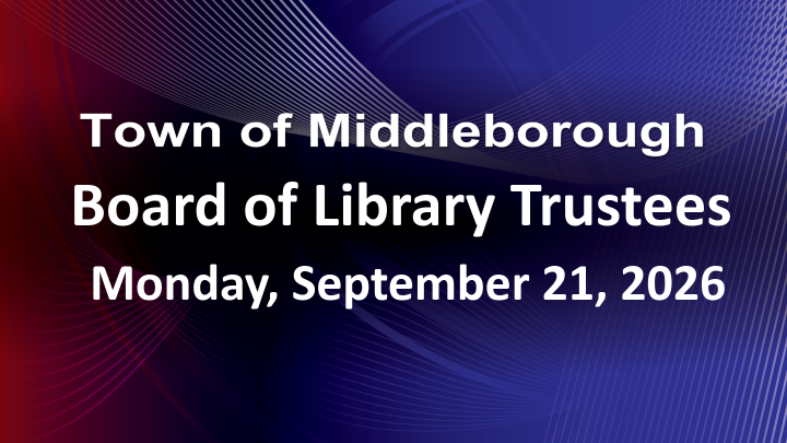 Thumbnail image for Board of Library Trustees 9-21-26